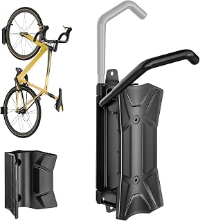 monTEK Heavy Duty Swivel Bike Wall Mount Holds Up to 77lbs, 1 Pack