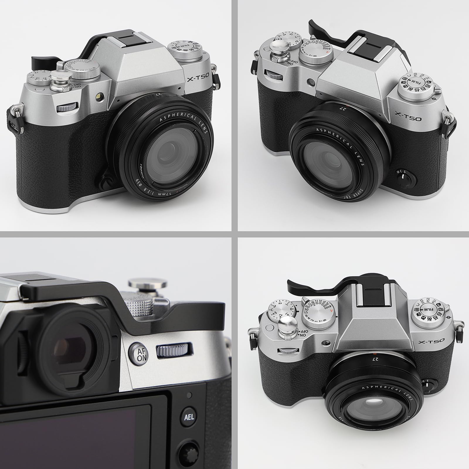 Haoge THB-XT30B Metall-Blitzschuh-Daumenauflage für Fujifilm XT50