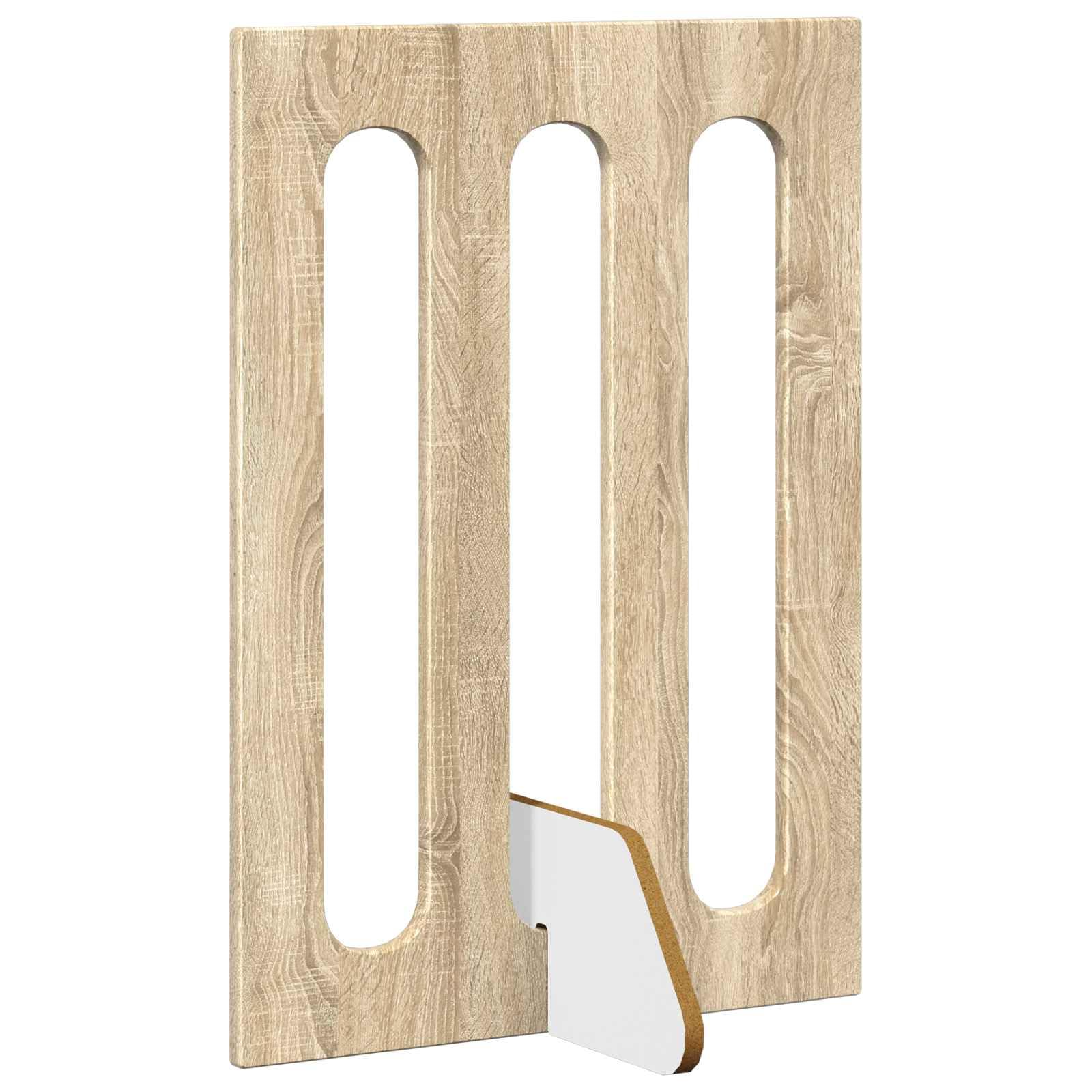 Recinzione pieghevole per animali domestici, in legno di rovere Sonoma, 201 x 38 x 70 cm, griglia pieghevole in 4 pezzi, per interni, barriera flessibile, protezione e separazione sicura