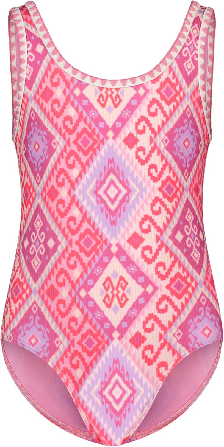 Roxy Girls' One-piece Swimsuit with UPF 50+ Sun Protection, Quick Drying Bathing Suit