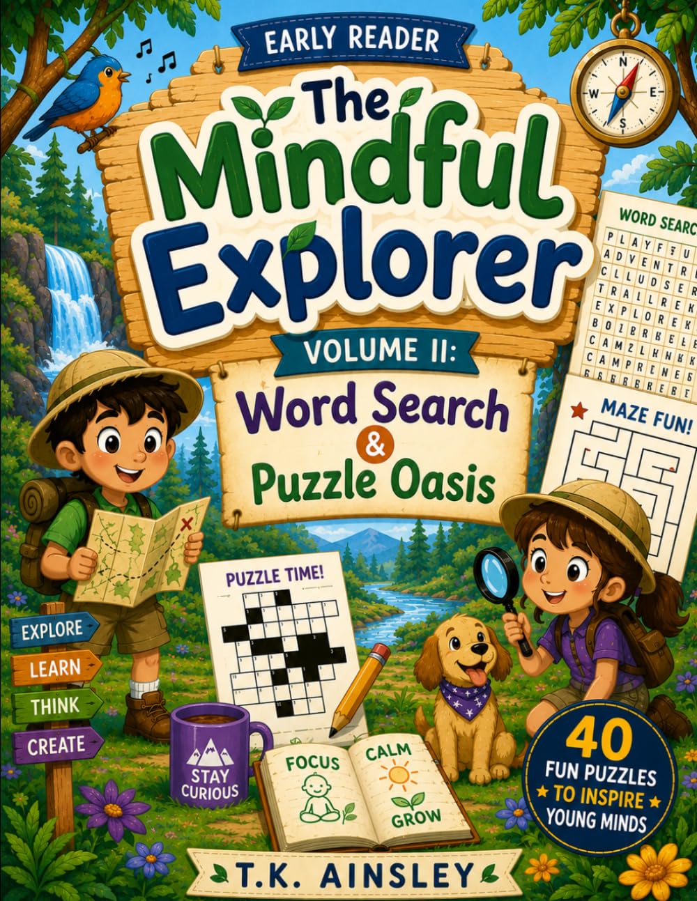The Mindful Explorer: Word Search and Puzzle Oasis: Volume II