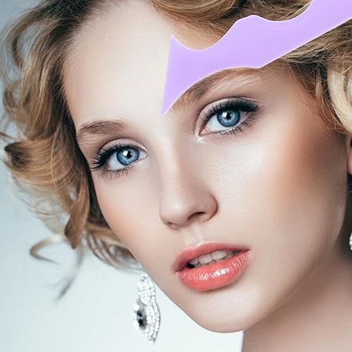 Miniatura 2 de 2 unids Silicona Belleza Regla Maquillaje Sombra de Ojos Mutitool Maquillaje Gadgets Herramientas de Maquillaje Delineador de Ojos Sello de Silicona