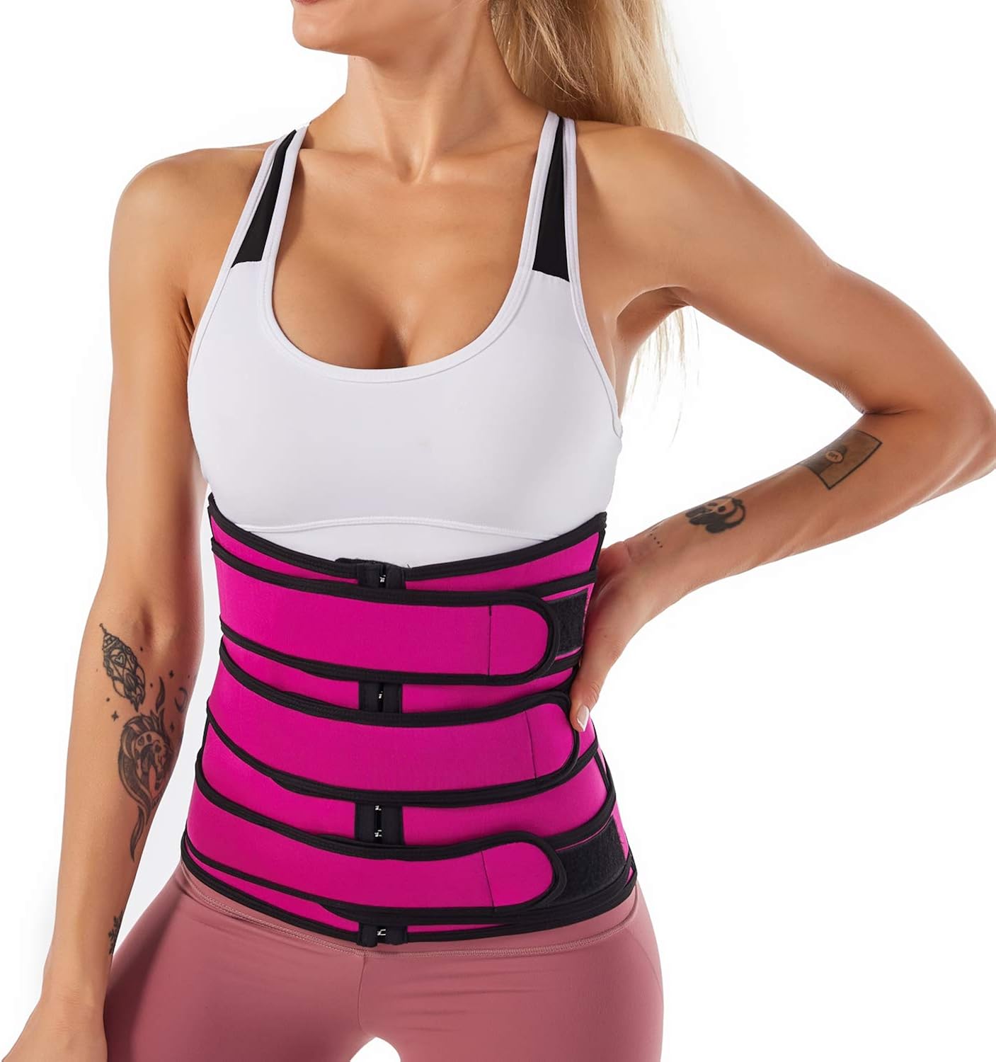 Miniatura 4 de DREAM SLIM - Corsé de neopreno para entrenamiento de cintura, cinturón de sauna de entrenamiento, moldeador de cuerpo de alta compresión con