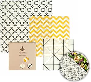 Superbee Beeswax Wraps (Set of 3)