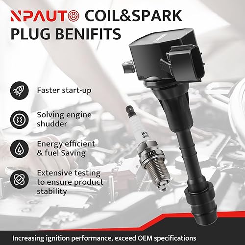 Miniatura 2 de Paquete de bobinas de encendido de repuesto para Nissan Frontier Xterra Pathfinder 4.0 2005 2006 2007 2008 2009 2010 2011 2012 2013 2014 2015 2016