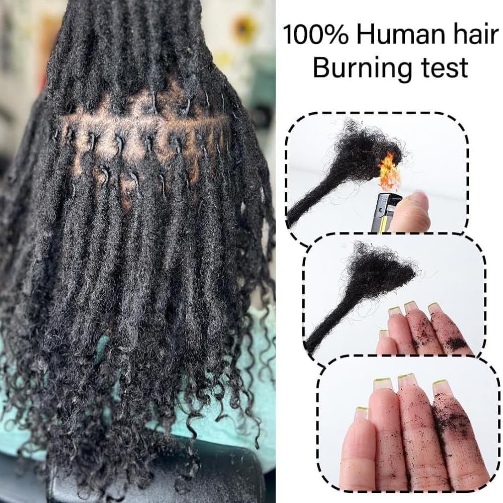 Amazon.com : 10 Inch 30 Strands 0.4cm Width Loc Extensions  display picture 3