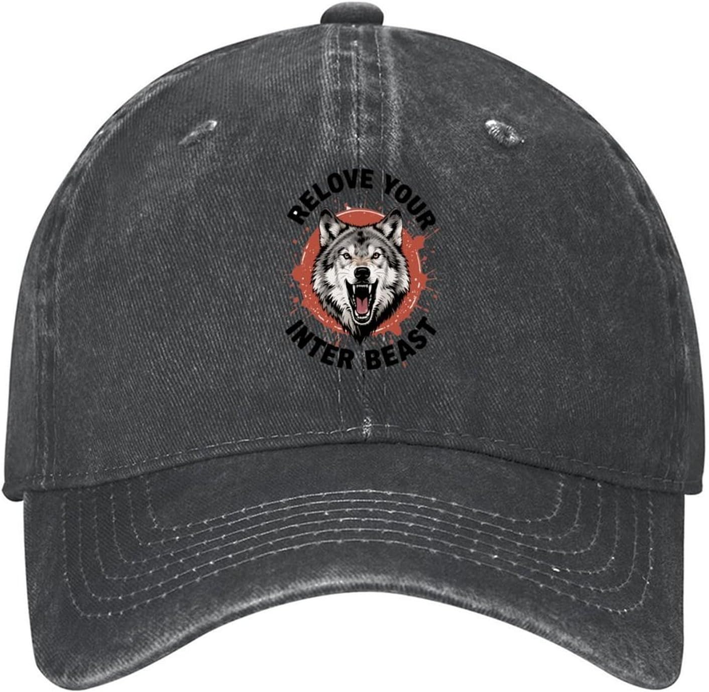 Release Your Inner BEAS 100% Cotton Denim Cap Baseball Cap