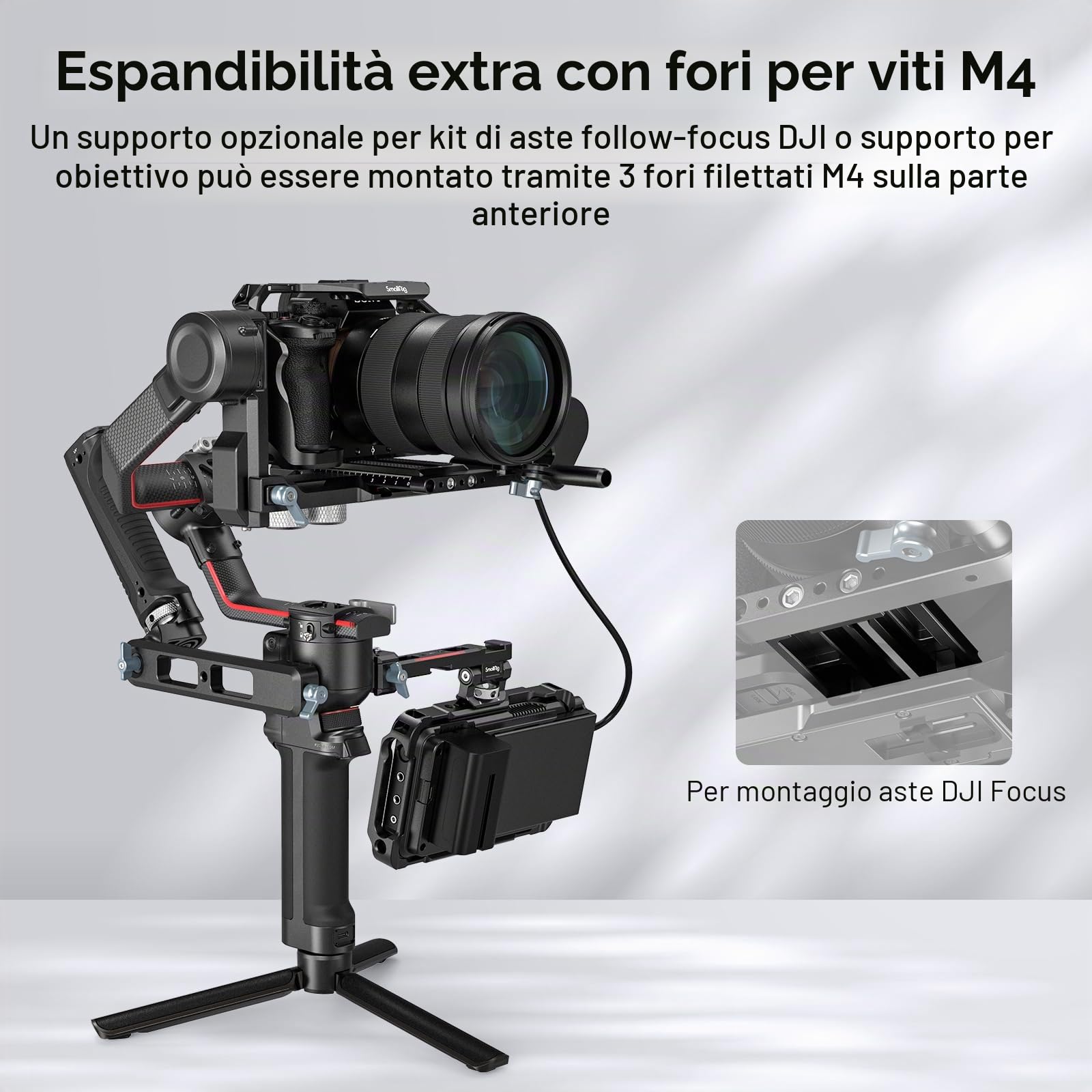 SMALLRIG Piastra QR Stile MFT per DJI RS/Ronin-S-3158B