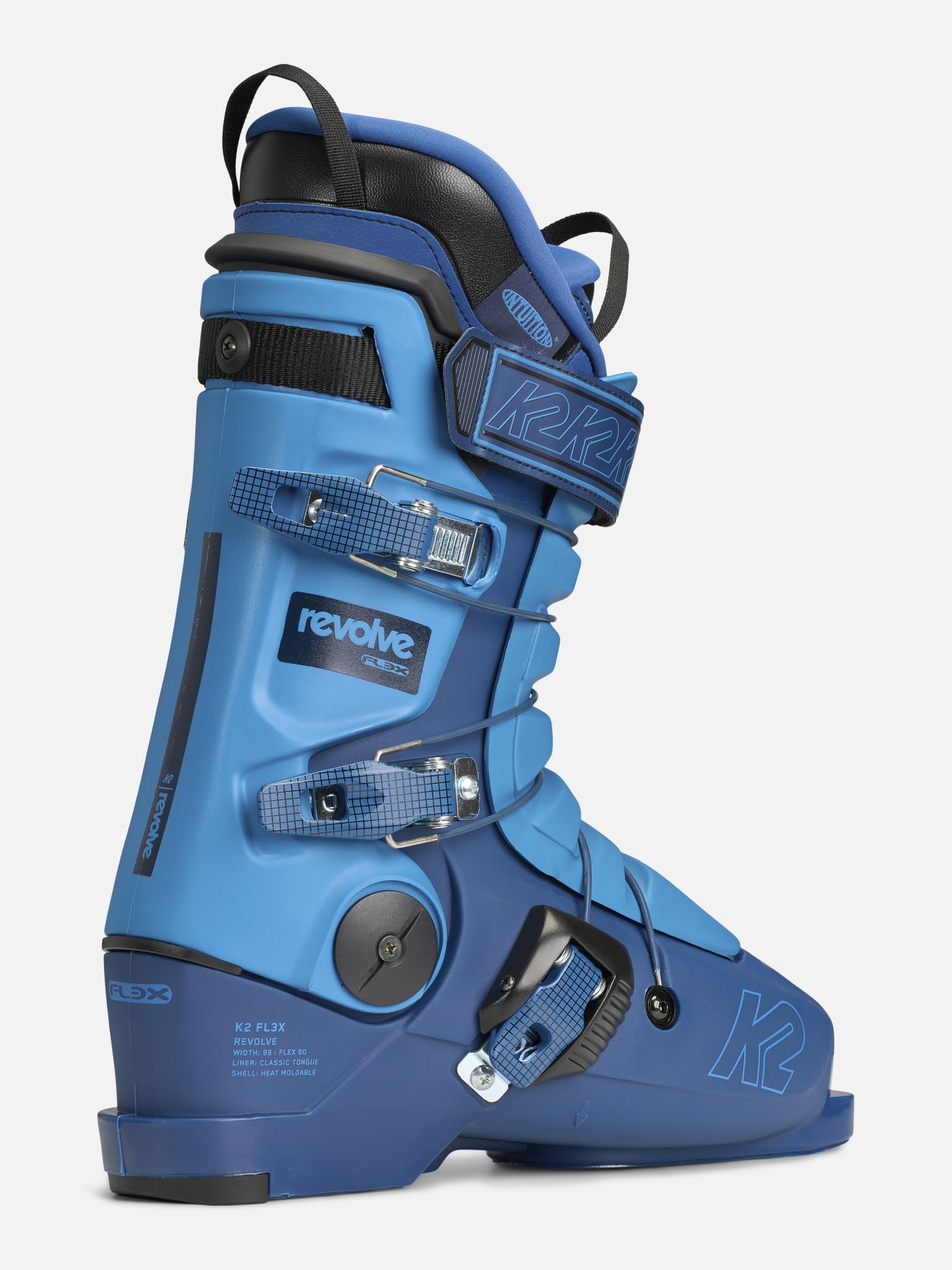 K2 - Męskie buty narciarskie Revolve 90 Blue - Mężczyźni - Rozmiar 26,5 - Niebieski