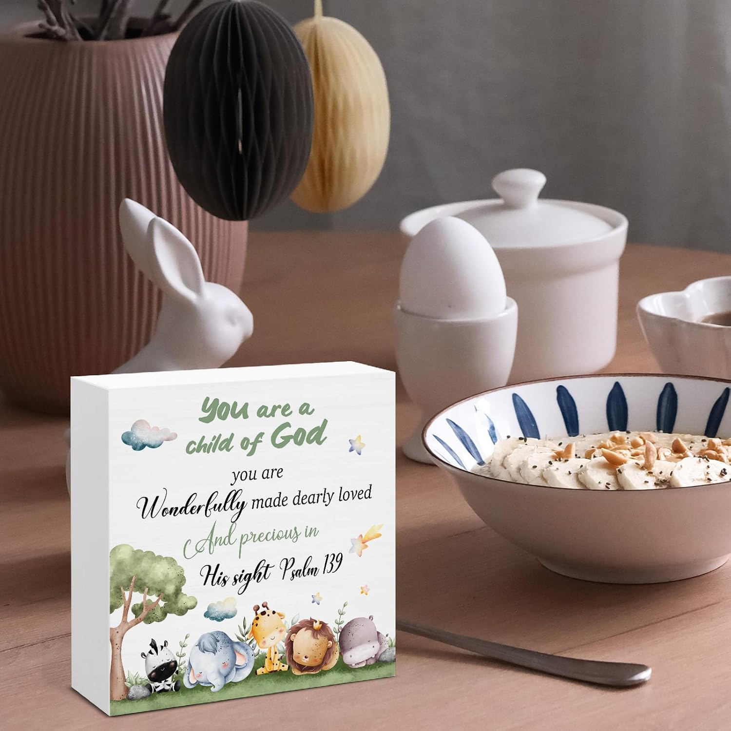 Christian Baptism Gifts for Girls Boys Newborn, Religious Christening image 3