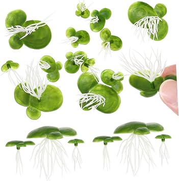 Emulated Duckweed Plant 36 Pcs Plastic Floating Aquarium Decor