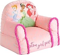 Vista 7 de Sanrio Hello Kitty - Puf figural, sofá de estructura suave con reposabrazos para niños, asiento cómodo para dormitorio o sala de juegos, a partir
