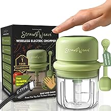 Mini Kitchen Choppers 300 ML & Chopper For Kitchen Use With Scraping Spoon | 1 Year Warranty | Food Grade Jar | Slap & Chop Vegetable Chopper For Kitchen for Mincing Garlic, Ginger, Onion, Vegetable