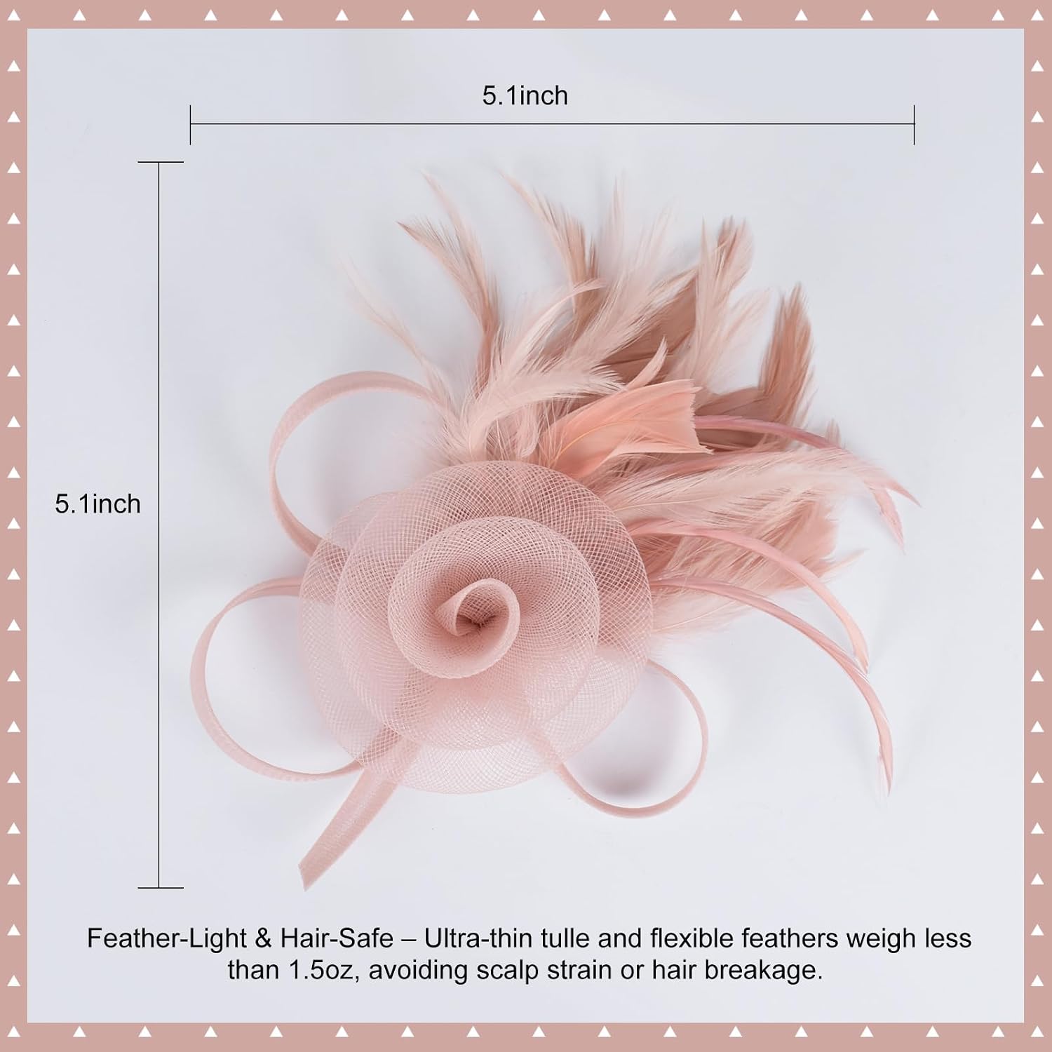 Tulle Flower Fascinators Hats for Women 2025 Derby Outfits for Women Tea Party Derby Hats