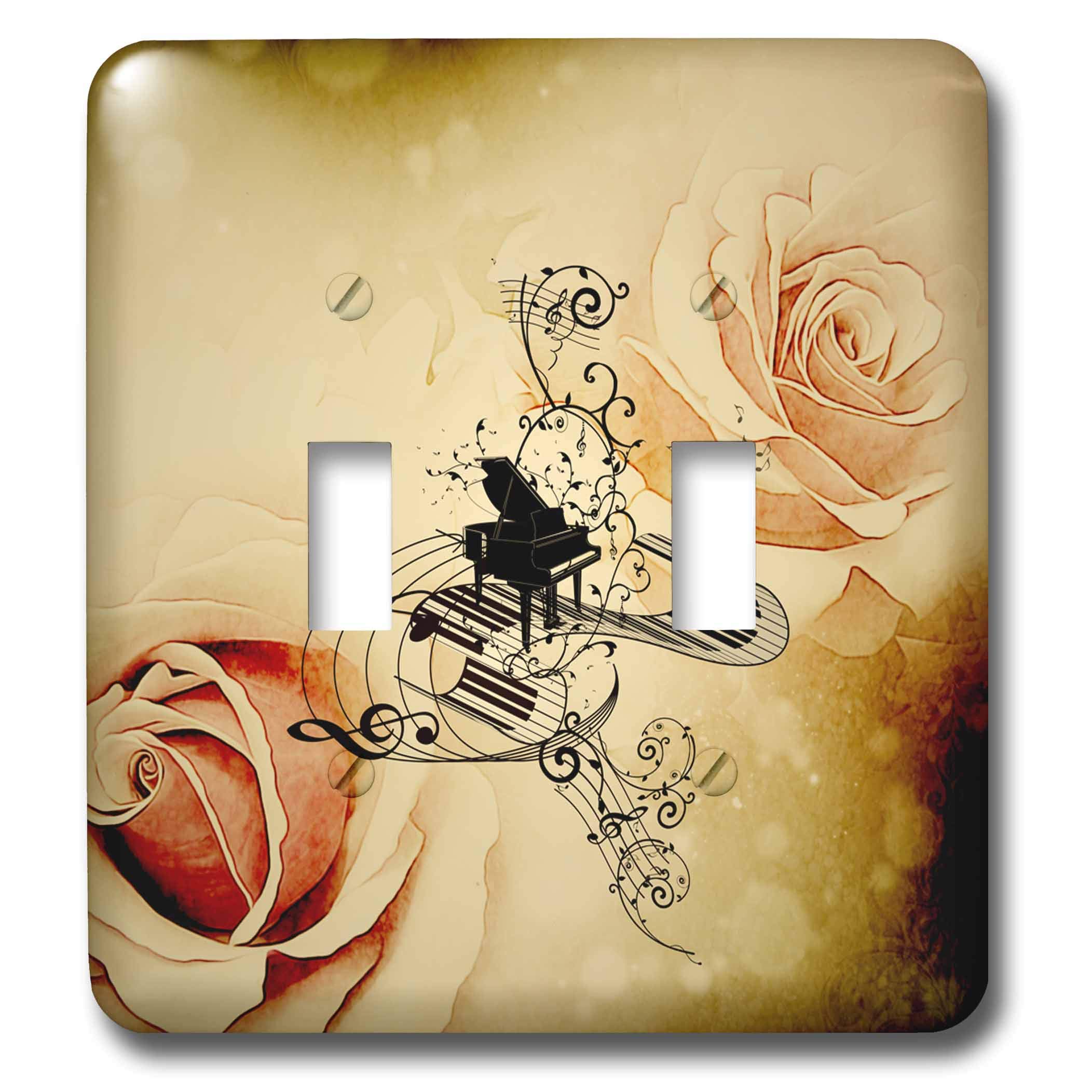 Placa para interruptor de luz acabado premium 3dRose lsp_293106_2 exclusivo