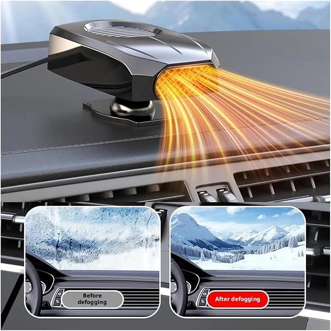 Calefactor Eléctrico Portátil para Auto 12V/24V Convector miniatura 2