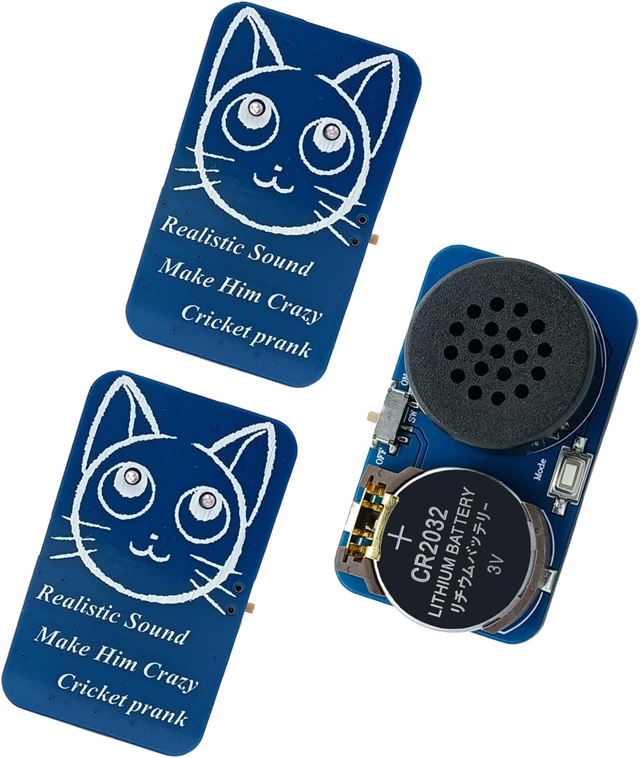 Cricket Noise Maker Prank (3 PCS), Beeping Several Days, Hidden Prank Noise Maker for Adults