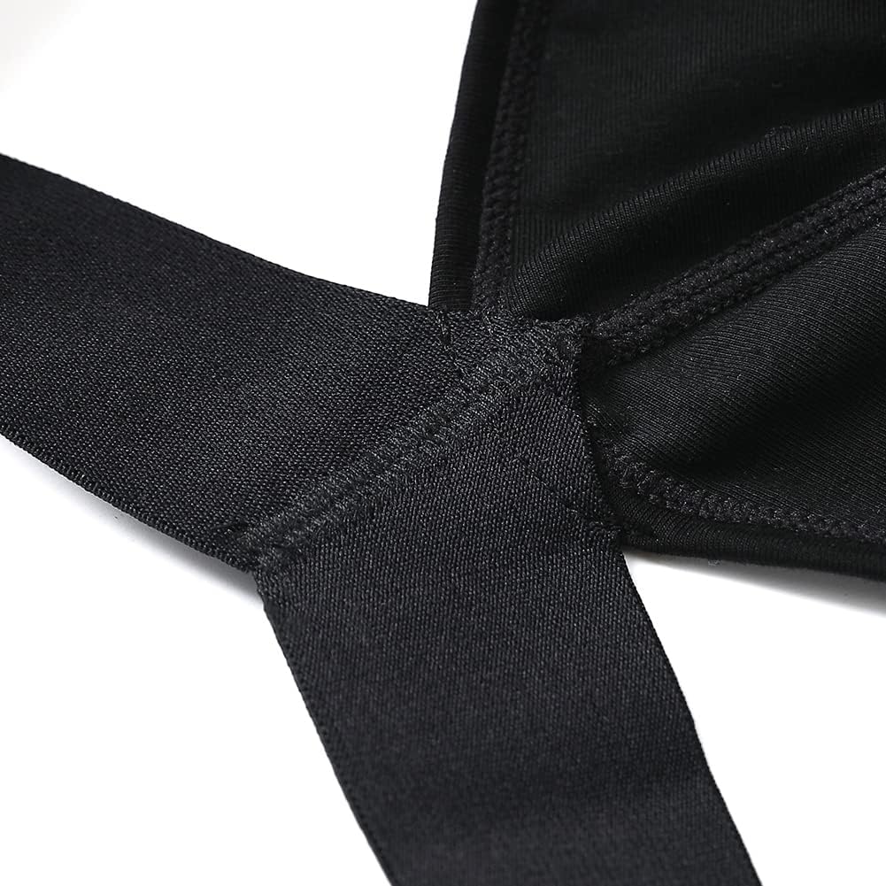 Men's Athletic Supporters Jockstrap 4-Pack Cotton Wide Waistband Active Underwear - Image 7