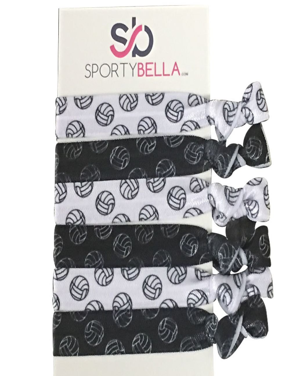 Volleyball Hair Accessories, Girls Volleyball Hair Ties, No Crease Volleyball Hair