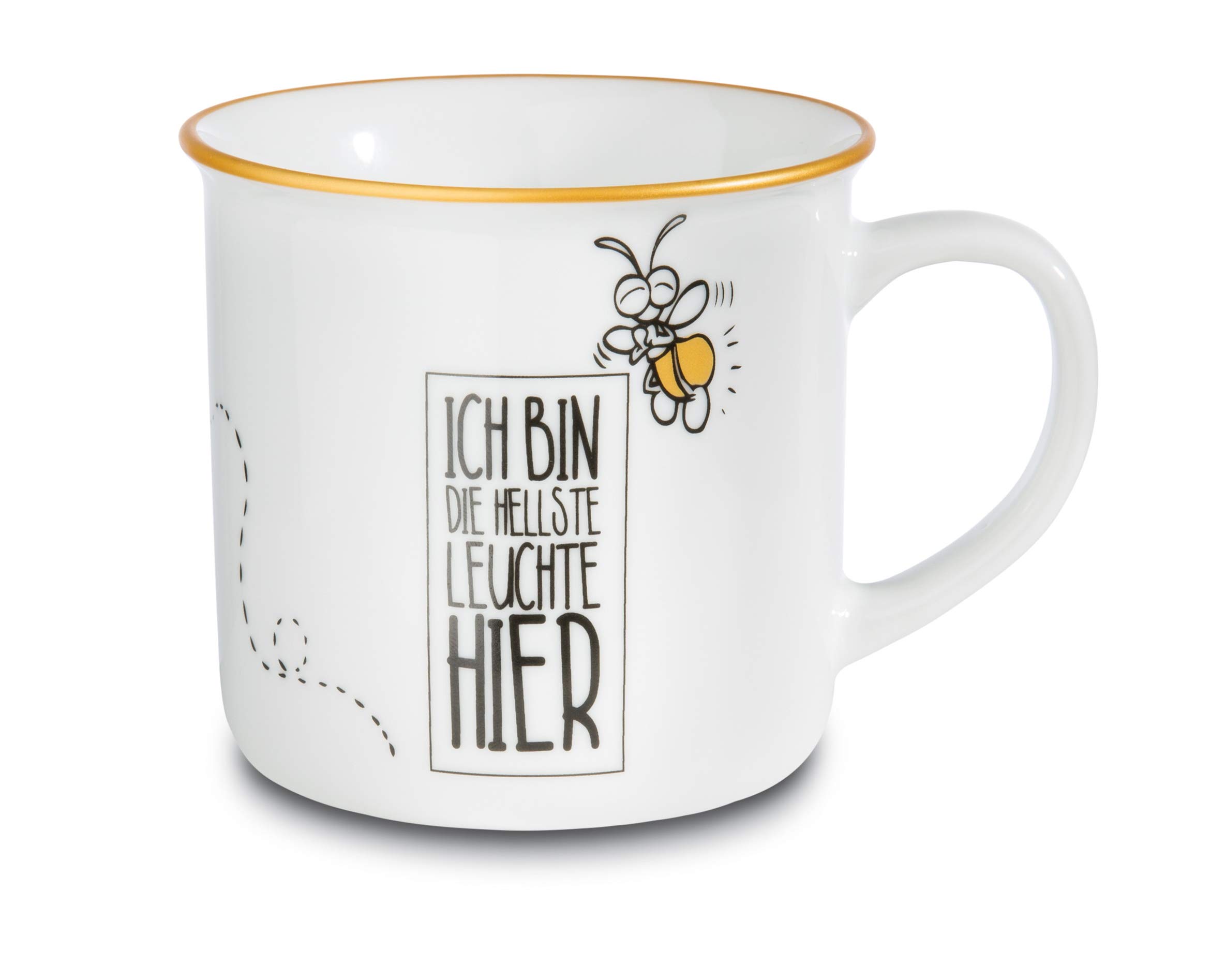 NICI 45031 Porcelain Mug Glowing Ringo Ich bin die hellste Licht Hier