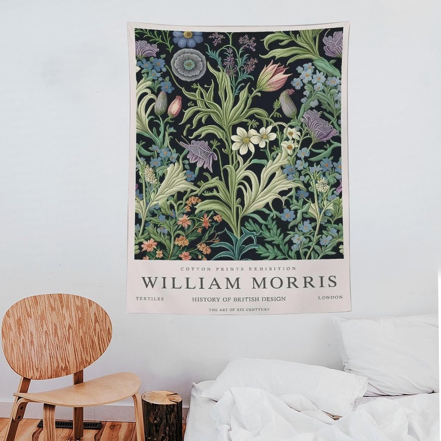 ウィリアム・モリス 絵画 植物 花柄 壁掛 タペストリー (106) タペストリー ホーム装飾 アートパネル プリント 壁アート 現 楽天市場】ウィリアムモリス アートパネル 壁紙 「 ブラック