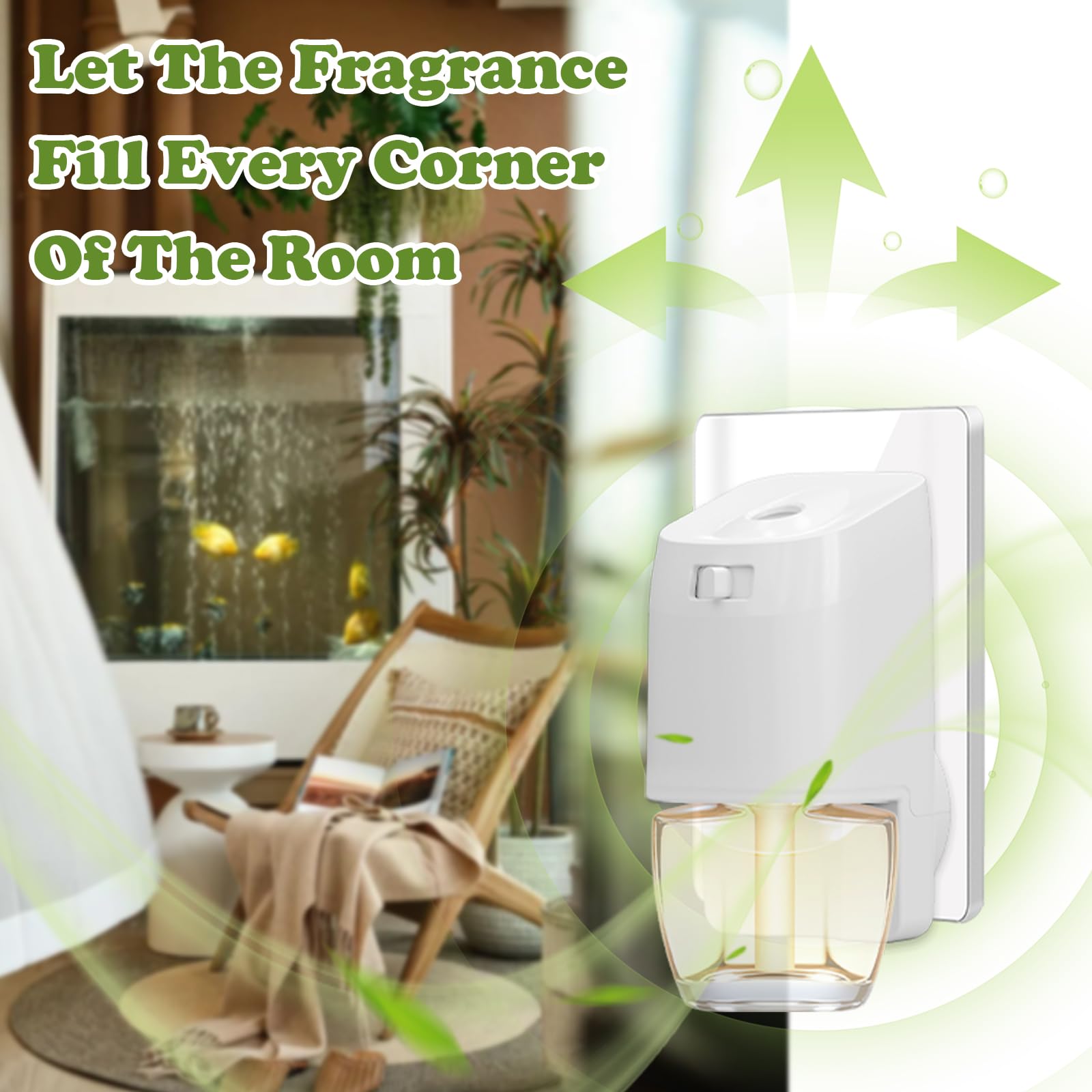 SCENTORINI Recambio para Ambientador Eléctrico, Fragancias de Citronella 12X19ML Aparato para Difusor Eléctrico Air Wick y para Glade, Fragancia para el Hogar y el Estudio