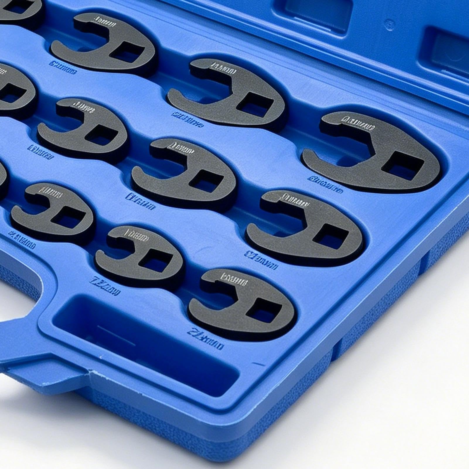 Clés à pied de corbeau 15 Pièces Outils De Réparation En Acier Inoxydable | Pour Entretien Véhicule Et Réparation Mécanique pour les Écrous Évasés 8 à 24 mm Mécanique Auto Réparation Ateliers
