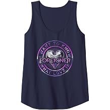 Womens Foreigner Heart Tank Top