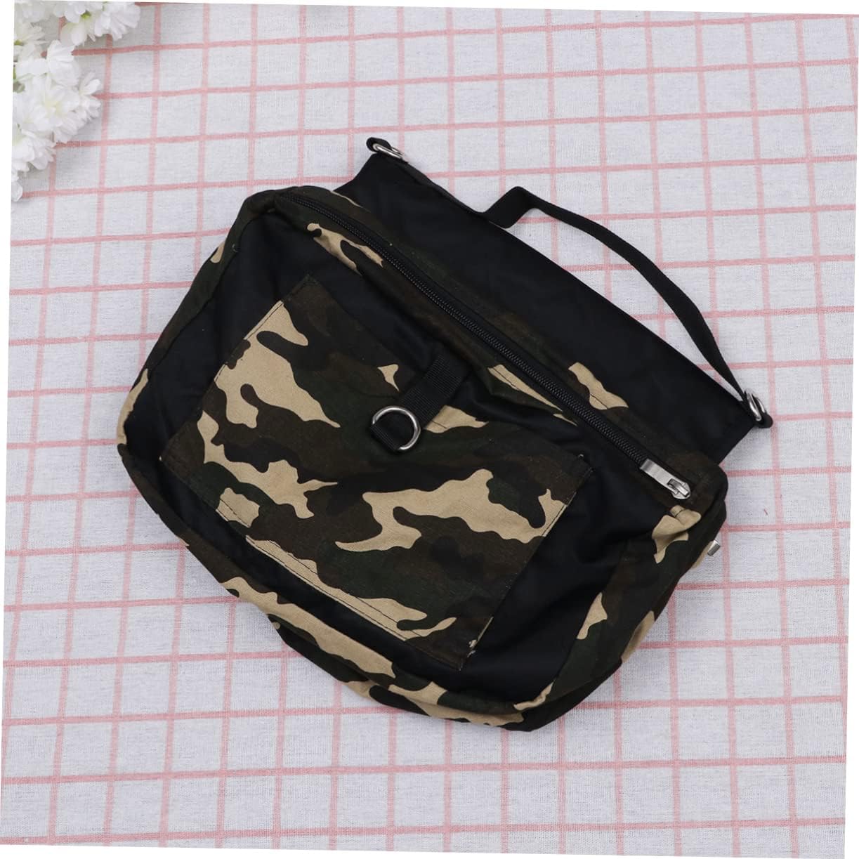 Toddmomy Medium Large Dog Backpack Breathable Pet Travel Pack for Hiking Camping and Everyday Use for Medium to Large Dogs Camo