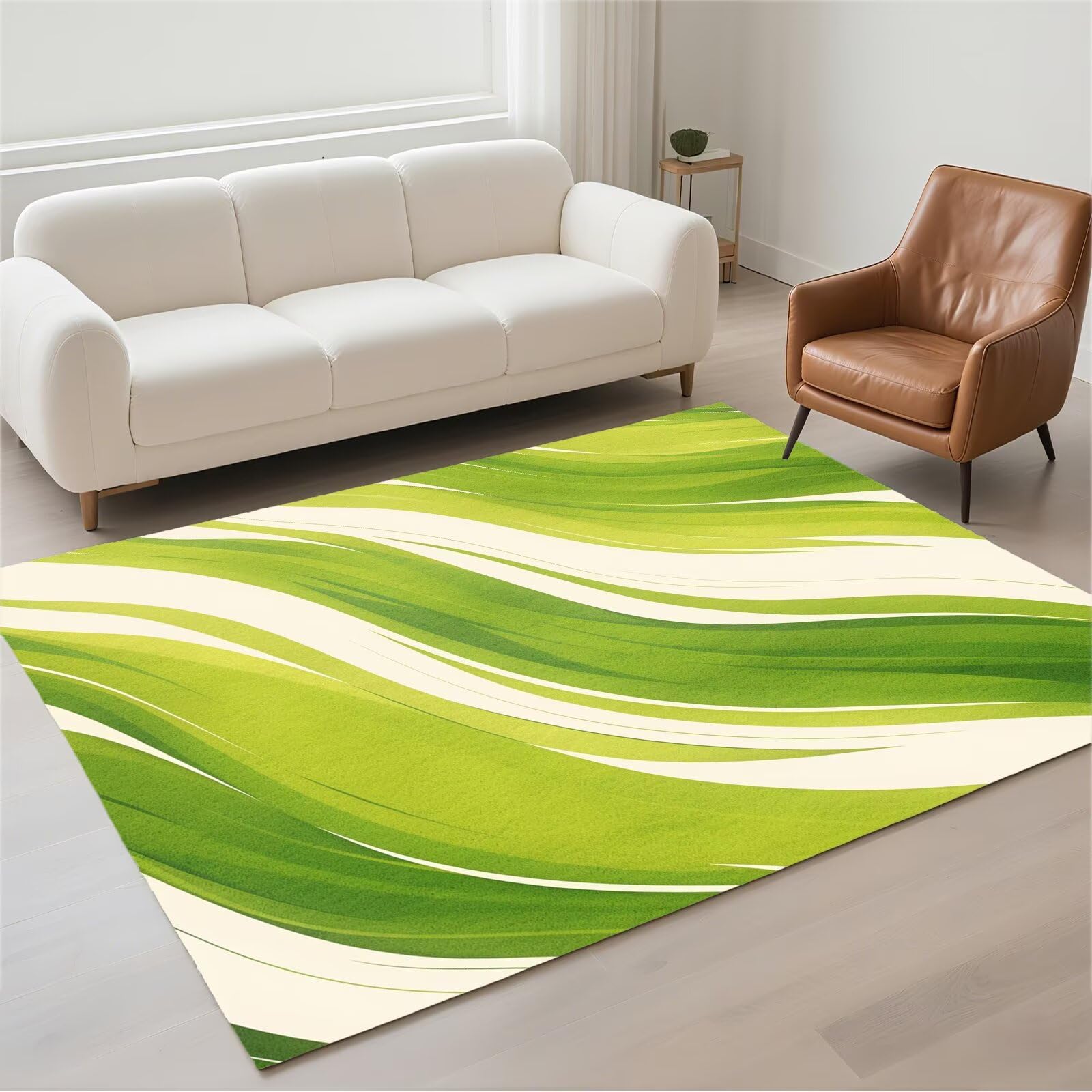 Tapis de couloir moderne 70x140 cm lavable et antidérapant pour entrée