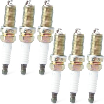 6Pcs ILFR6G-E 4212 Laser Iridium Spark Plugs Compatible with Mercury Verado L6 200HP 225HP 250HP 275HP 300HP 350HP 400HP Outboard Engines 400R Boat