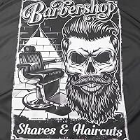 Vista 9 de ZJchao Capas para el cabello, capa de peluquería profesional, delantal de corte de pelo ajustable para peluquería casera