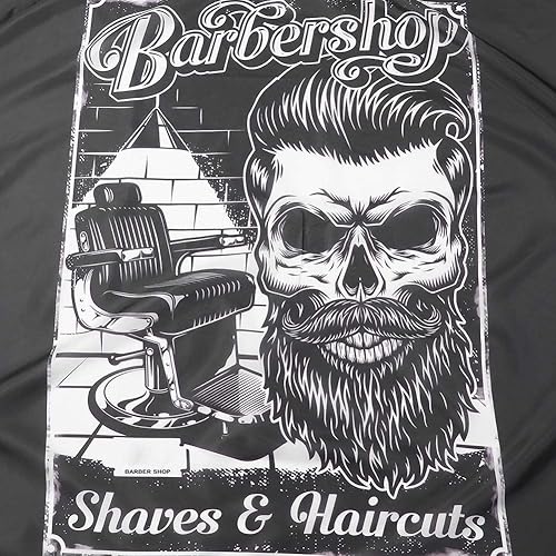 Miniatura 9 de ZJchao Capas para el cabello, capa de peluquería profesional, delantal de corte de pelo ajustable para peluquería casera