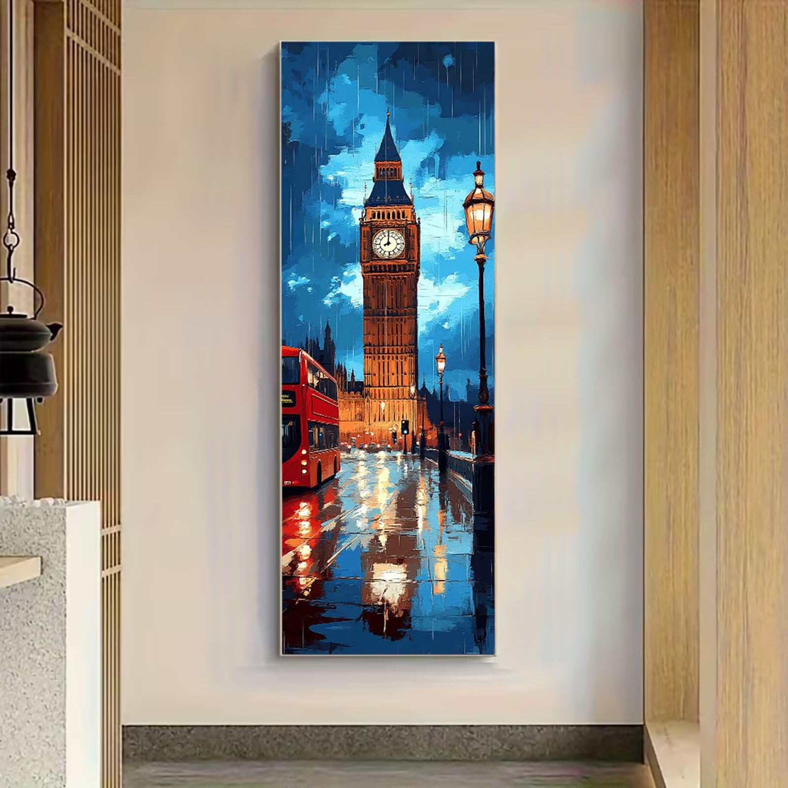 Diamond Painting Big Ben, 5D Diamond Painting Erwachsene 50x130cm qw2-3