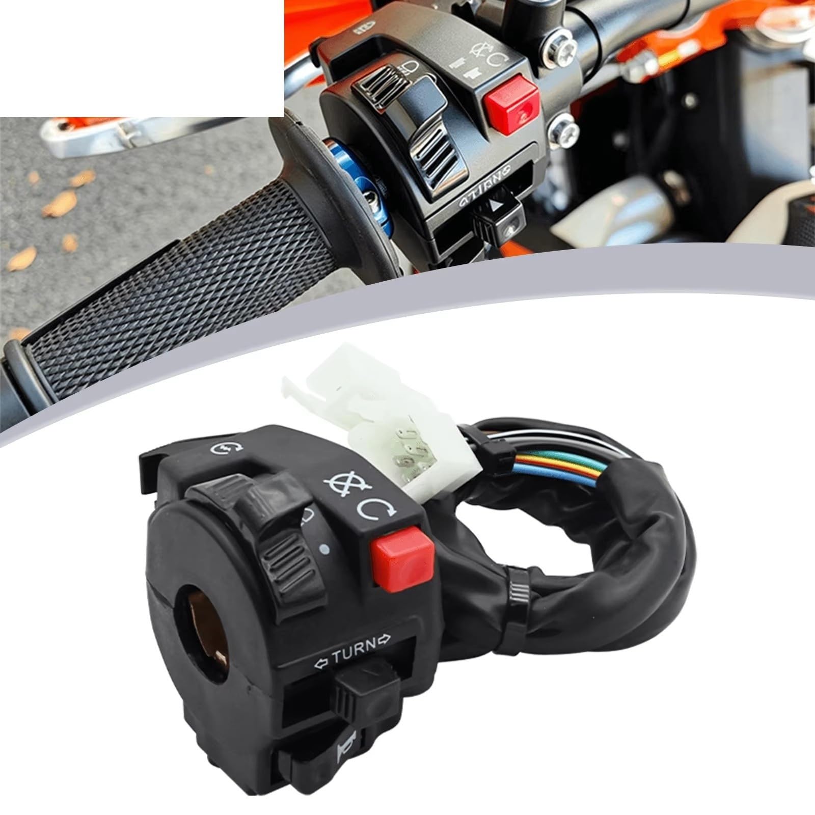 Para Yamaha El Interruptor Control Manillar Motocicleta