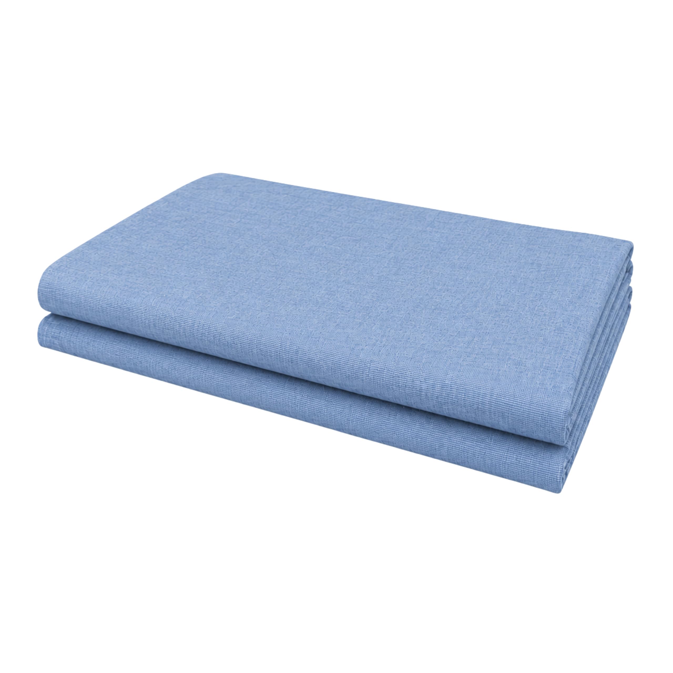 VKZ Copriletto Granfoulard 230×270cm Azzurro, Telo Copritutto Multiuso per Letto e Divano, Telo Arredo Foulard Copridivano