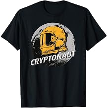 Cryptonaut, To The Moon. Cool Astronaut, Crypto, Bitcoin T-Shirt
