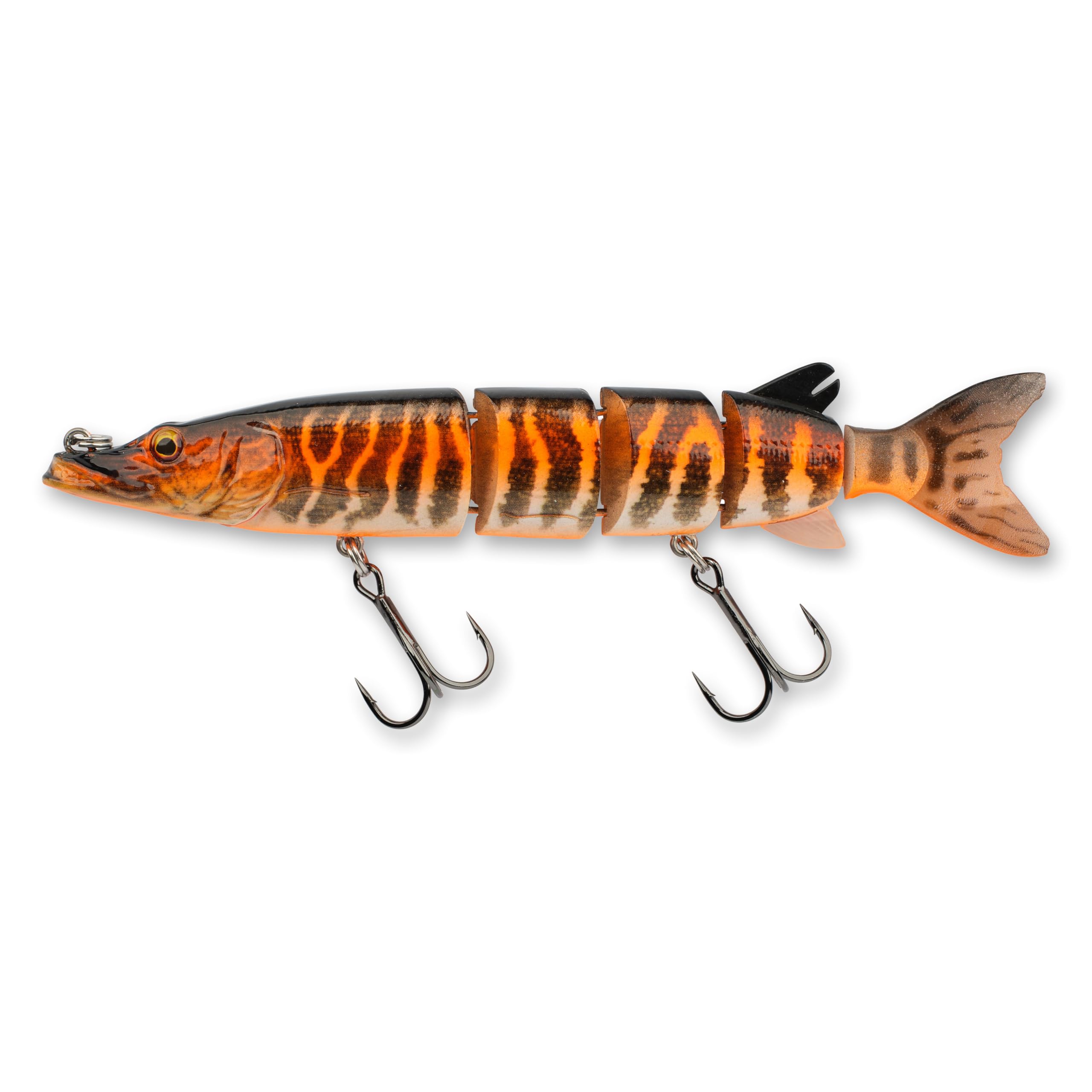 Savage Gear 3D Hard Pike Fishing Bait, 2 oz, Black/Orange, Realistic Contours, Colors & Movement, Durable Construction, Heavy-Duty Treble Hooks, Thru-Wired Design : Sports & Outdoors