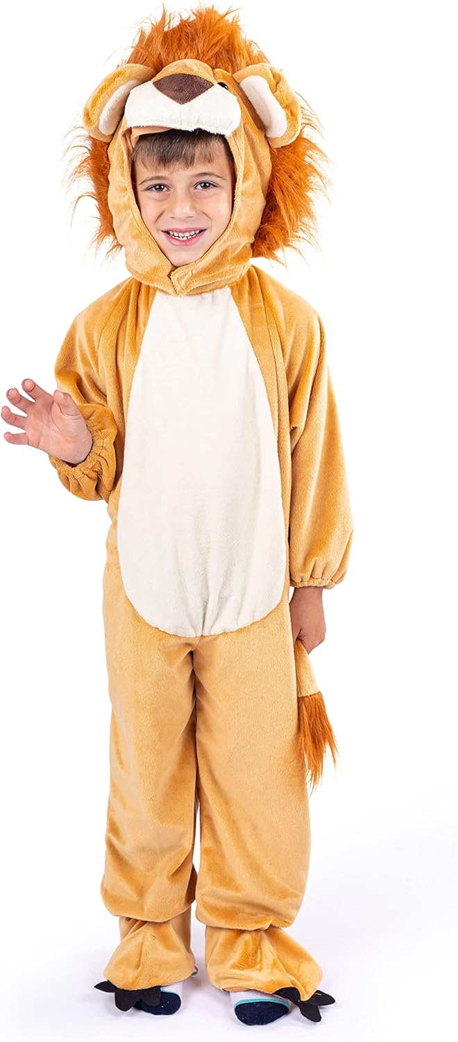 Dress Up America Kids Lion Costume - Lion King Costume Set - Animal Costume for Boys and Girls
