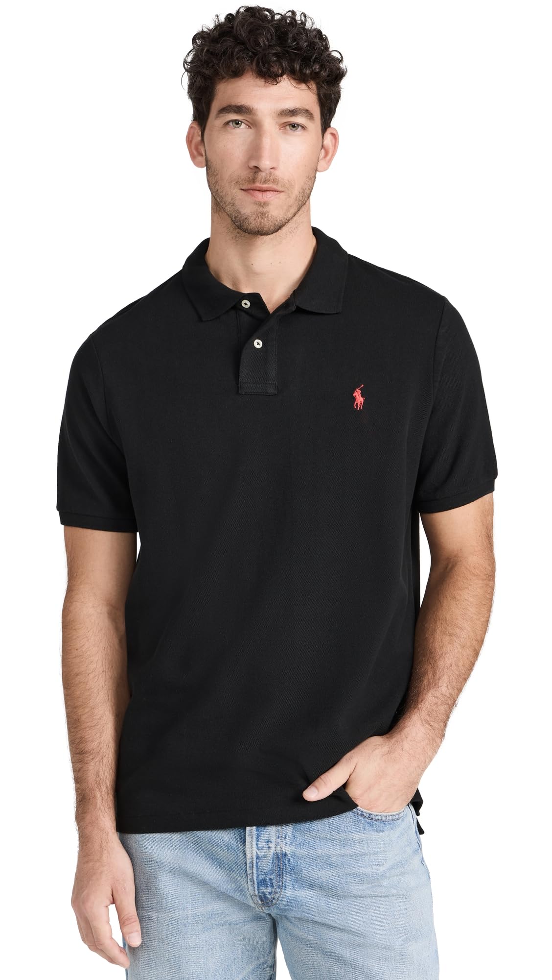 POLO RALPH LAUREN Classic Fit Mesh Polo Shirt