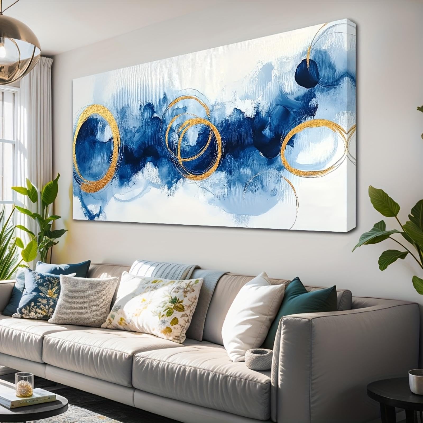 Toile murale abstraite moderne pour salon et bureau chic - 8