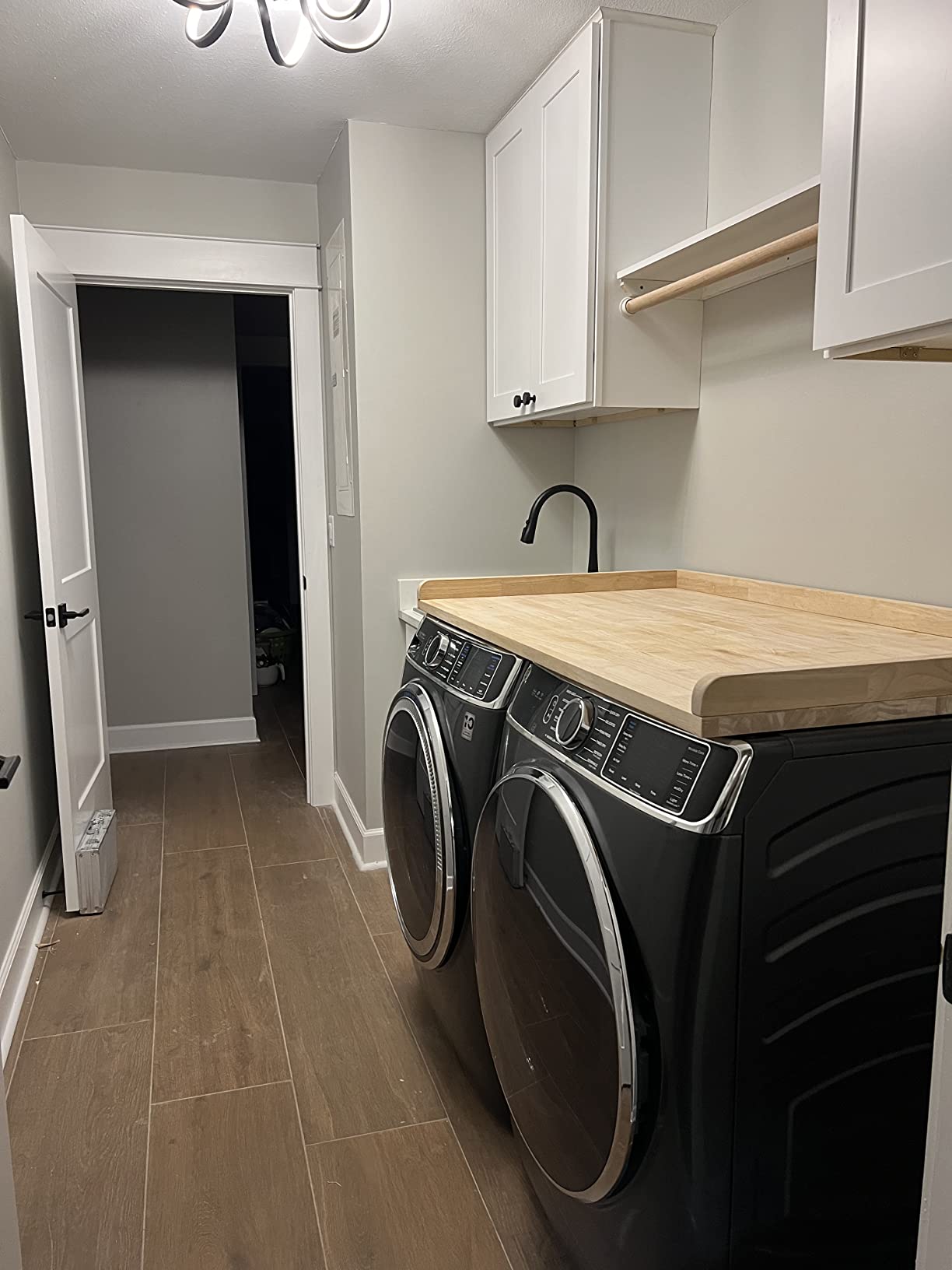 28/mo Finance BenchPro Washer Dryer Countertop Real Wood Butcher