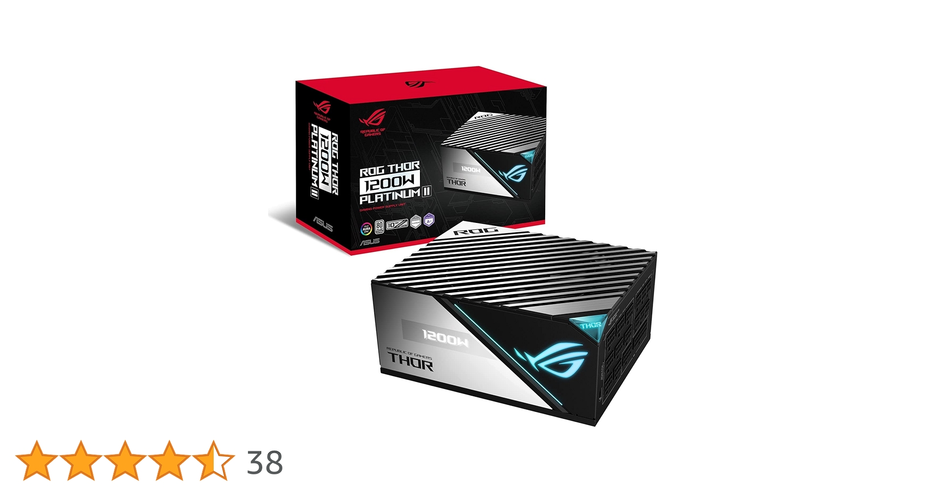 Amazon | ASUS Lambda A++ 認定 電源ユニット ROG-THOR-1200P2