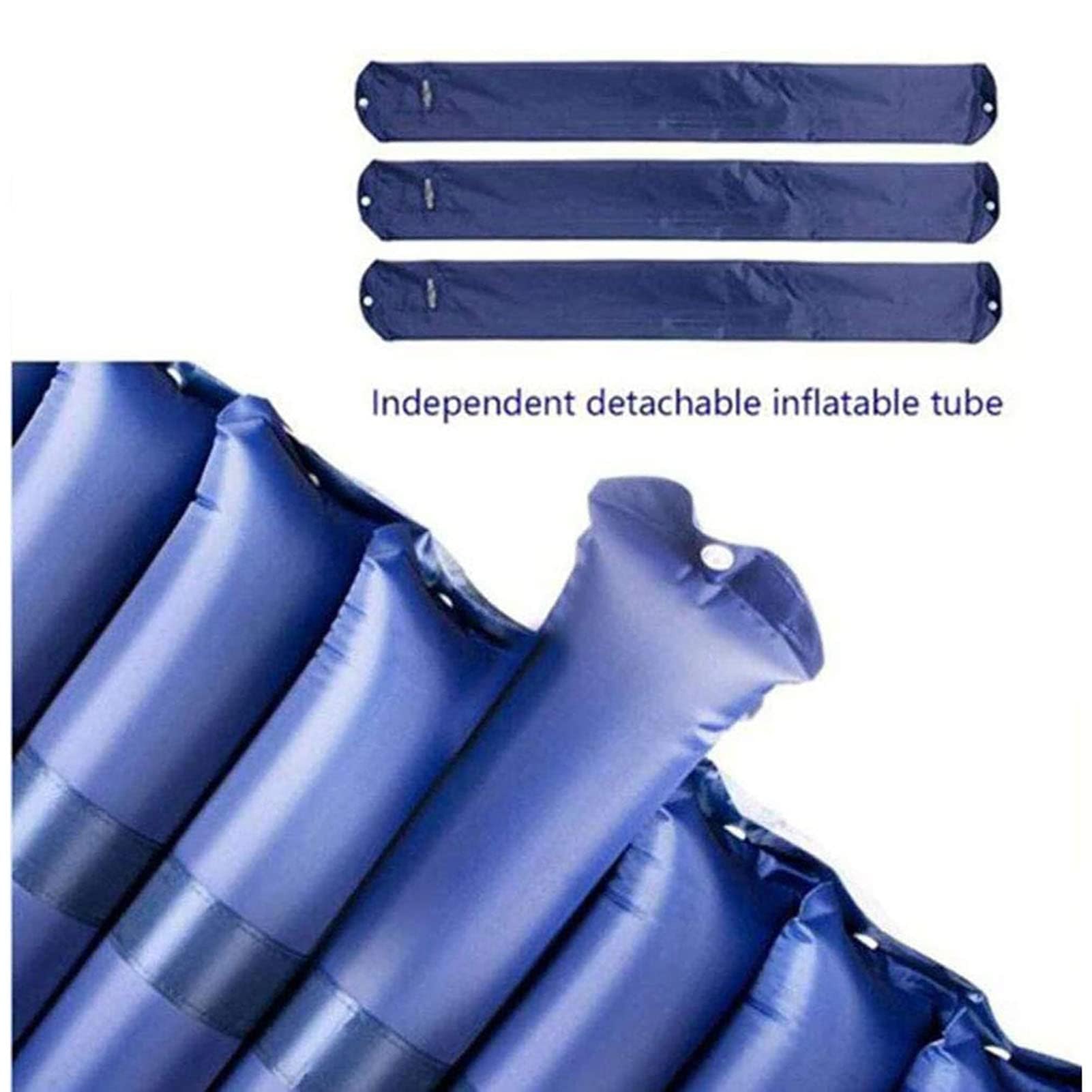 Protector de colchón antiescaras, con Bomba de Aire, colchón Inflable de Burbujas alternas con Bomba Ajustable para úlceras por presión y escaras.