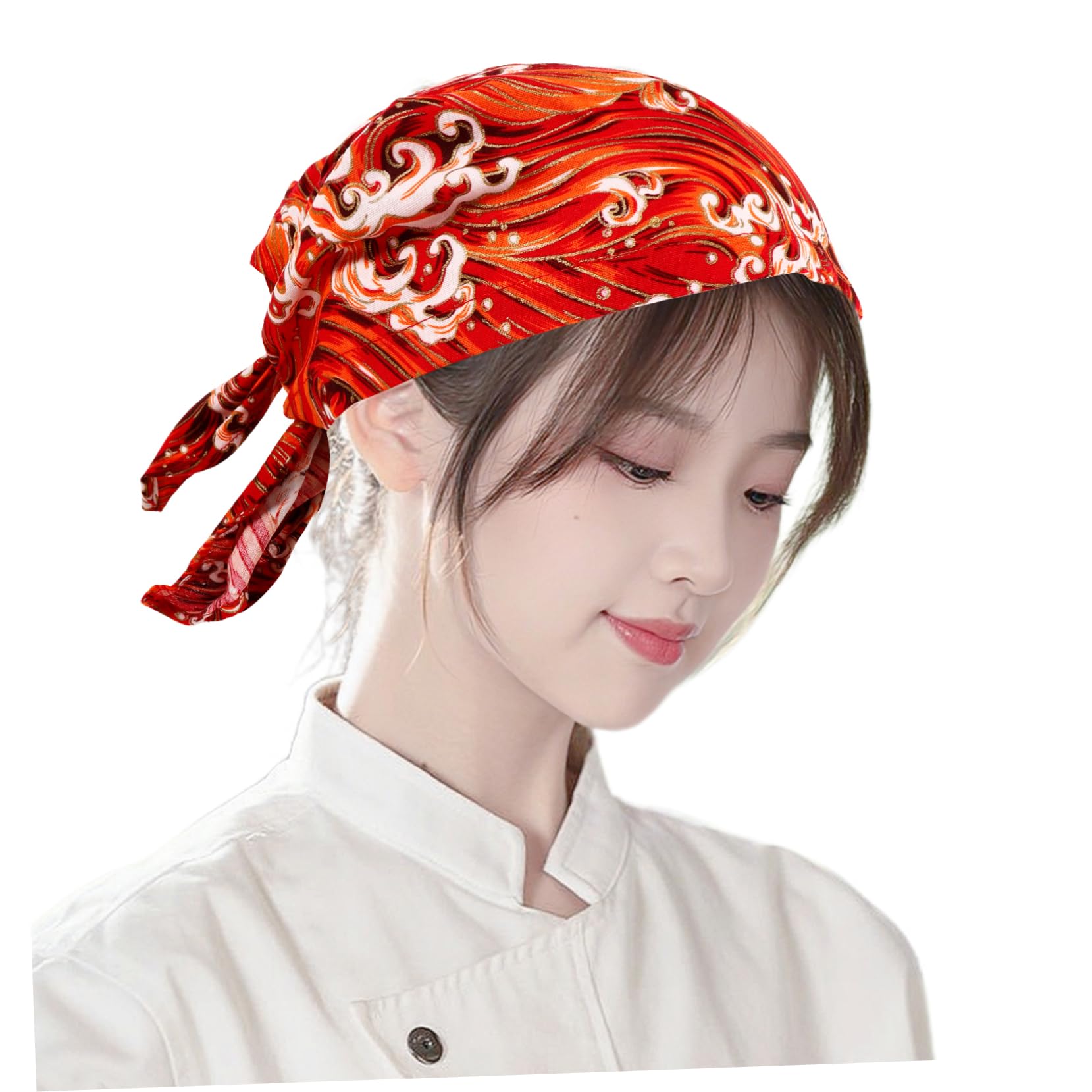IMIKEYA Cappello da Cuoco Cappello Chef Cappello da Chef Cappello per Chef Berretto da Chef Cappellino per cuochi Cappello Uniforme da Cameriere Cappelli da Cuoco Elastici Stoffa