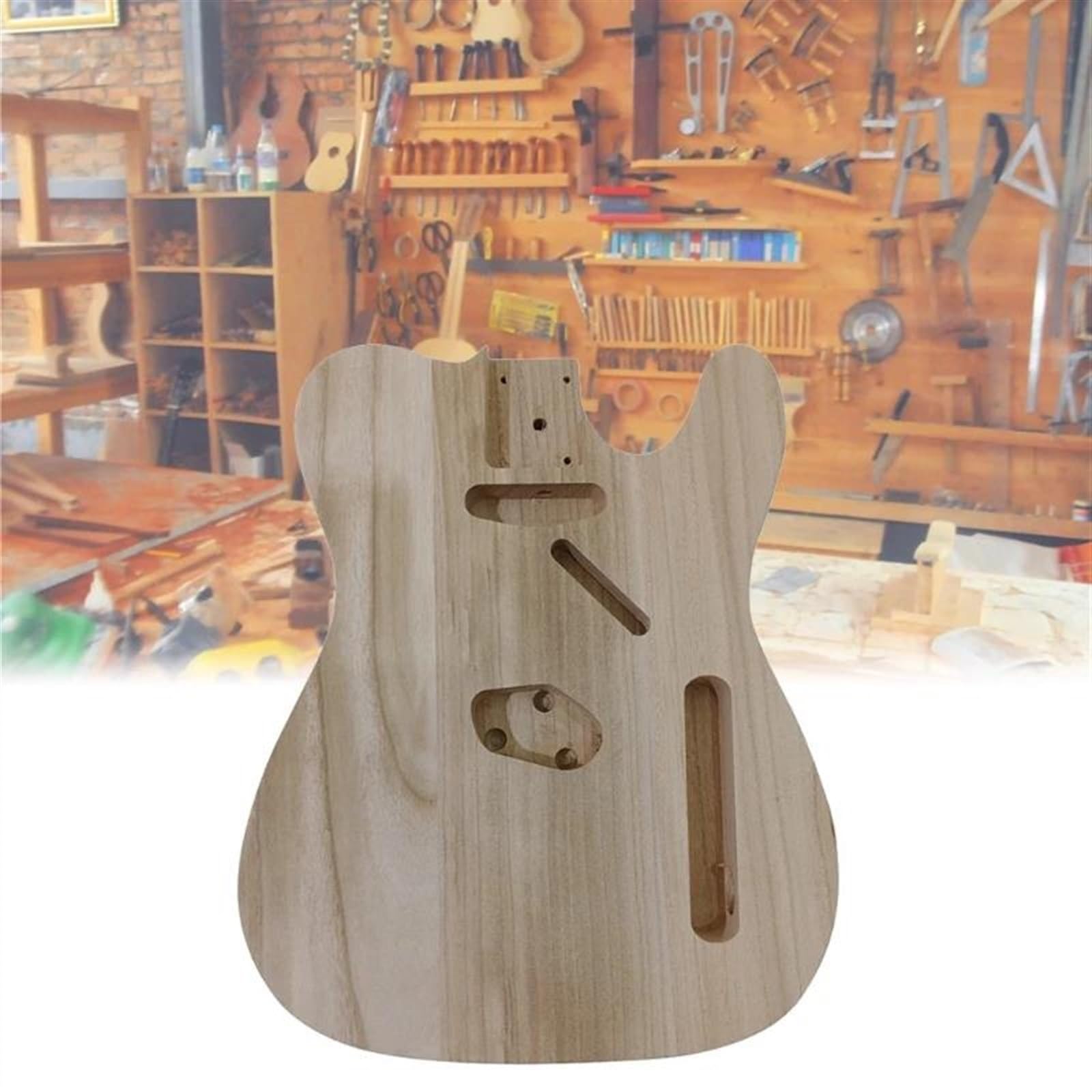 Zestaw Narzędzi Gitarowych 270C Ręcznie Wykonany Elektryczny Korpus Gitary Polerowane Drewno Typu T Akcesoria Do Gitary Basowej DIY