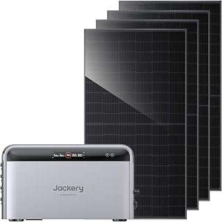 Jackery SolarVault 3 Pro Balkonkraftwerk mit Speicher, 4×450W Glas-Glas Solarmodule, 4 MPPT, 1200W Ausgang, 4000W PV-Eingang, erweiterbarer Speicher 2,52–15,12kWh, Plug & Play