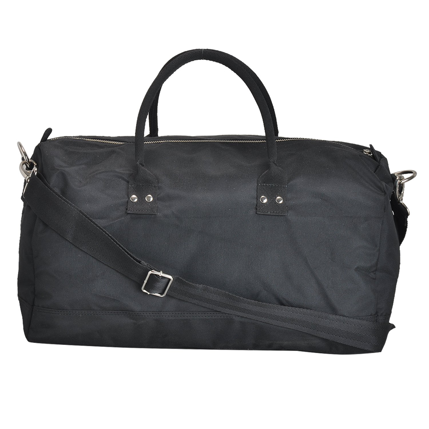 Buy Mandava Black Nylon Duffel Bag at Amazon.in
