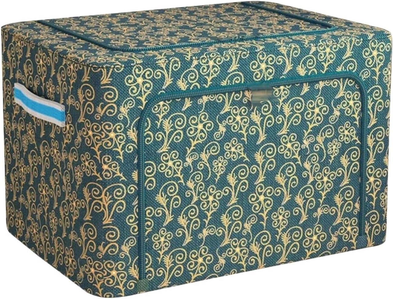 Storage Bag for Clothes Bedding Collapsible Organizers for Clothing with Handle Storage BagContainer Bin for Bedding Pillow Storage Container(G,66L)