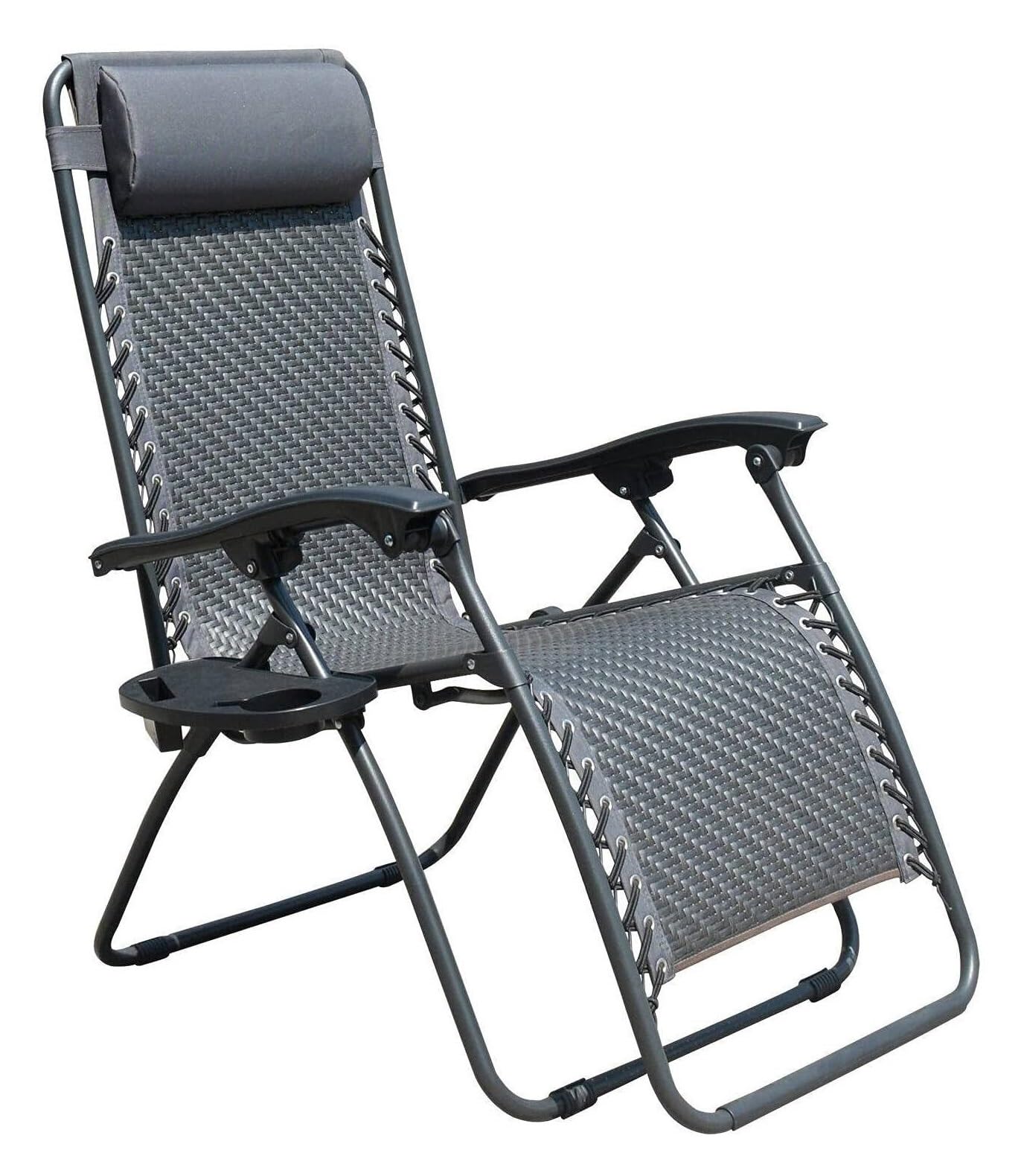 Chaise longue pliante de relaxation réglable anti mal de dos de jardin